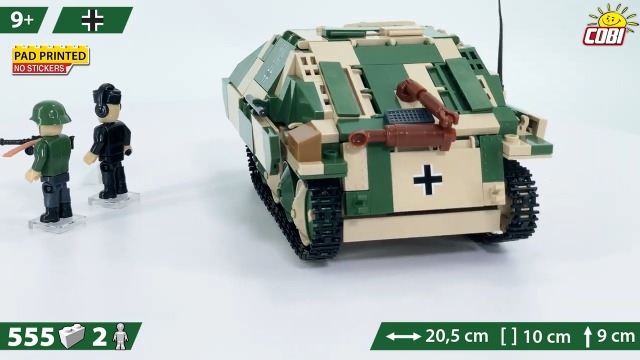 楓ハードメイプル虎斑杢　蘇芳染めミニ食蘢 COBI Sd.Kfz.138/1 Grille Ausf. M - 1:28 Scale WWII Building Block